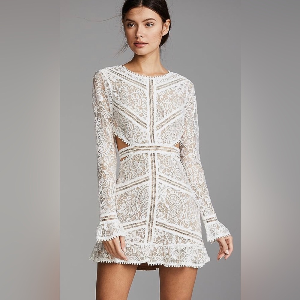 For Love & Lemons Emerie Cutout Dress - Small